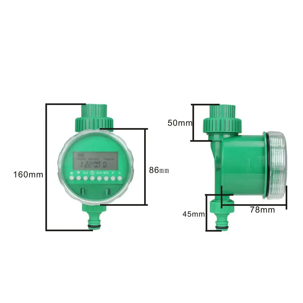 Автоматический электронный ЖК-дисплей шаровой клапан полива сада таймер орошения сада управление Лер полива управление