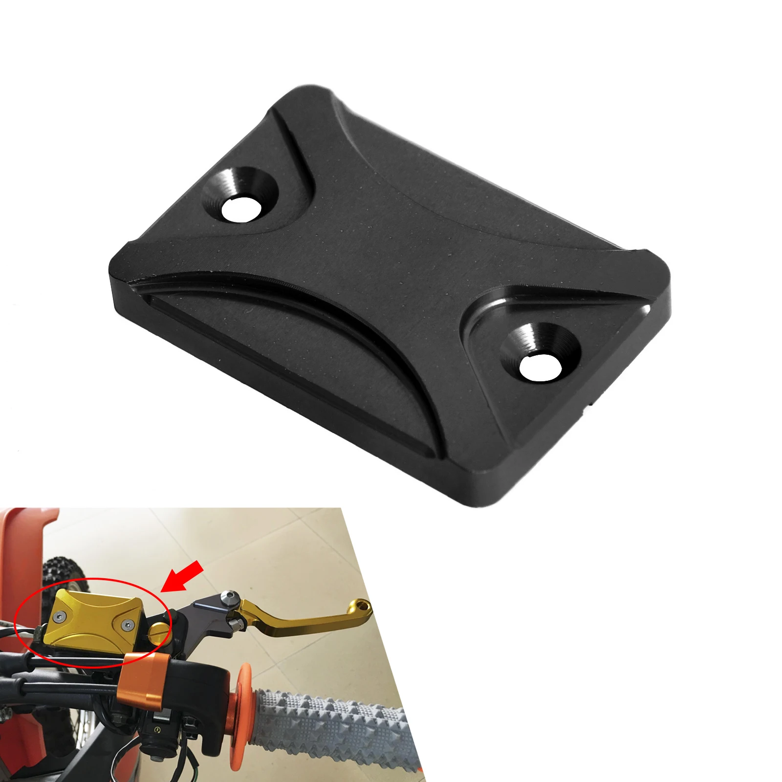 NICECNC Front Brake Master Cylinder Reservoir Cover Cap For Honda ATV