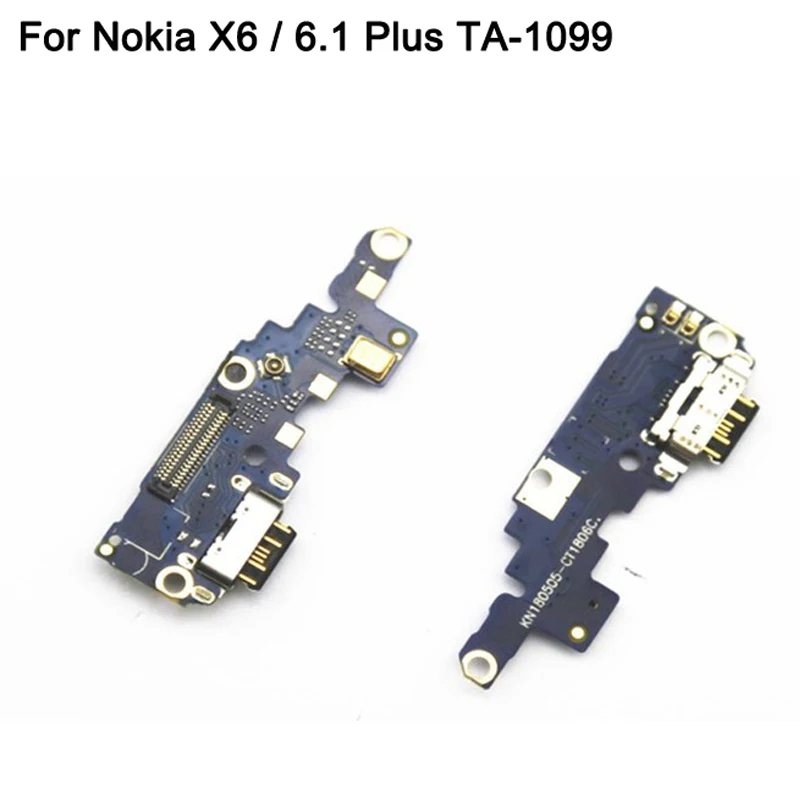 Для Nokia X6/6 1 Plus TA 1099 плата зарядного устройства с USB зарядным портом док станция