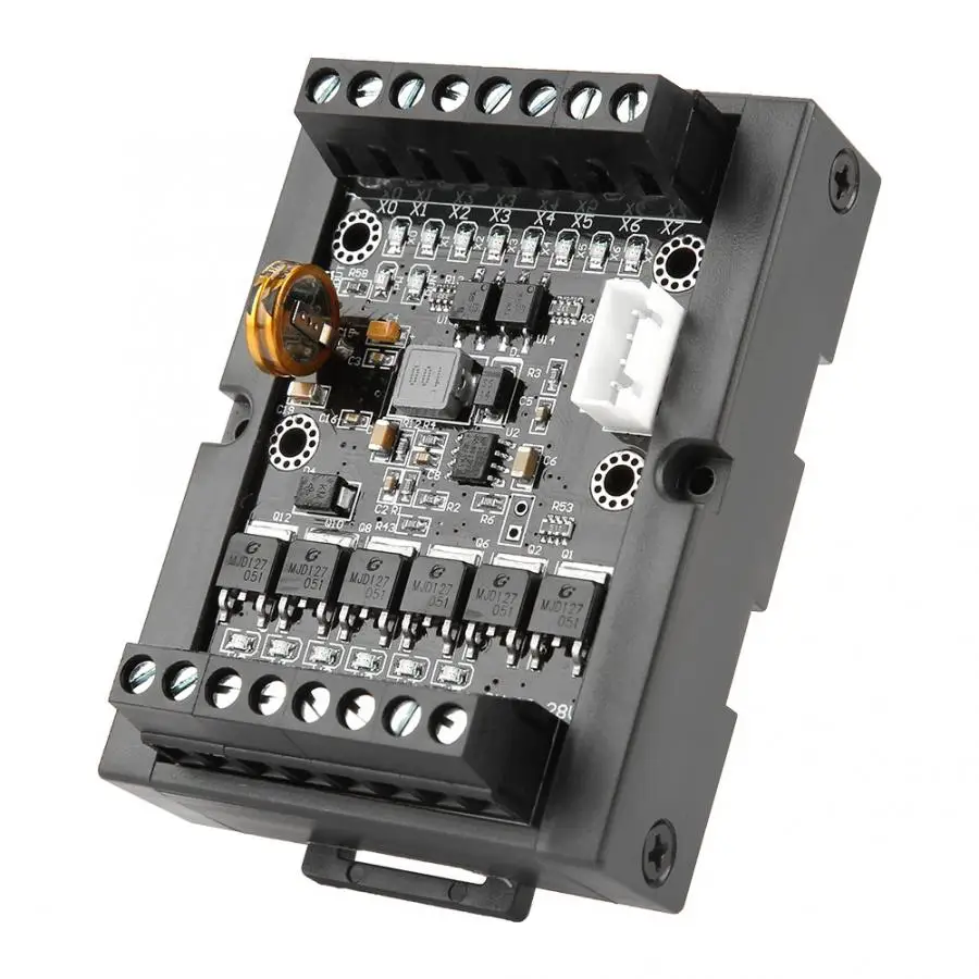 PLC программируемый логический контроллер регулятор FX1N-14MT промышленная плата управления 10-28VDC релейный модуль 8000 шагов релейный модуль