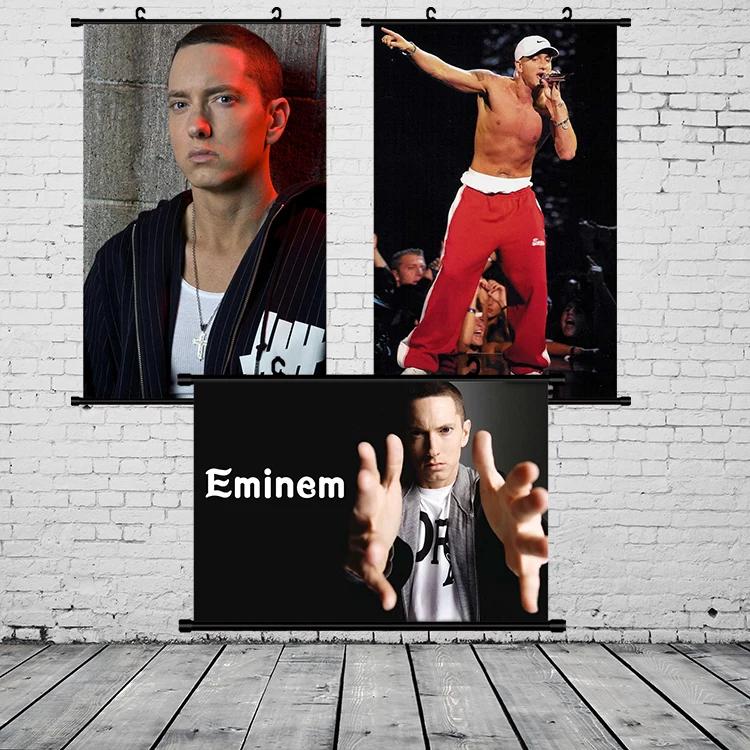

Rapper Eminem Poster Vintage Canvas Poster Wall Painting Home Decoration Eminem Print Painting