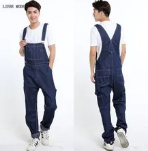 2019 Spring Autumn Korean Fashion Male Blue Denim Jumpsuit Mens Loose Jean Bib Overalls Casual Jeans for Men Suspender Pants 2019 Spring Autumn Korean Fashion Male Blue Denim Jumpsuit Mens Loose Jean Bib Overalls Casual Jeans for Men Suspender Pants