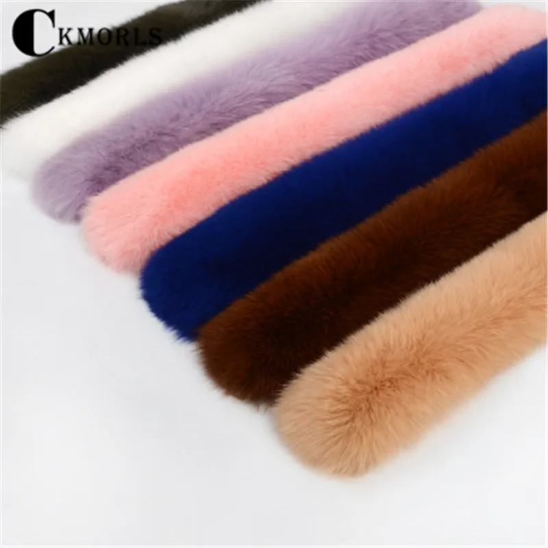 

CKMORLS Real Raccoon Fur Collar Women Parka Clothes Natural Fur Hood Full Pelt Pink Black White Brown Custom Made Coat Collar
