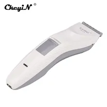 220~ 240 В kemei перезаряжаемый триммер для волос профессиональная машинка для стрижки волос лезвие из нержавеющей стали для стрижки волос борода электрическая бритва для мужчин