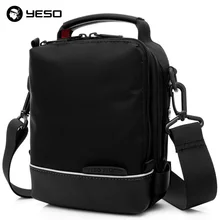 Hommes Messenger Sac Vintage Entreprise De Mode Casual Épaule Bandoulière Sacs À Main Imperméable Oxford Noir Messenger Sacs YESO