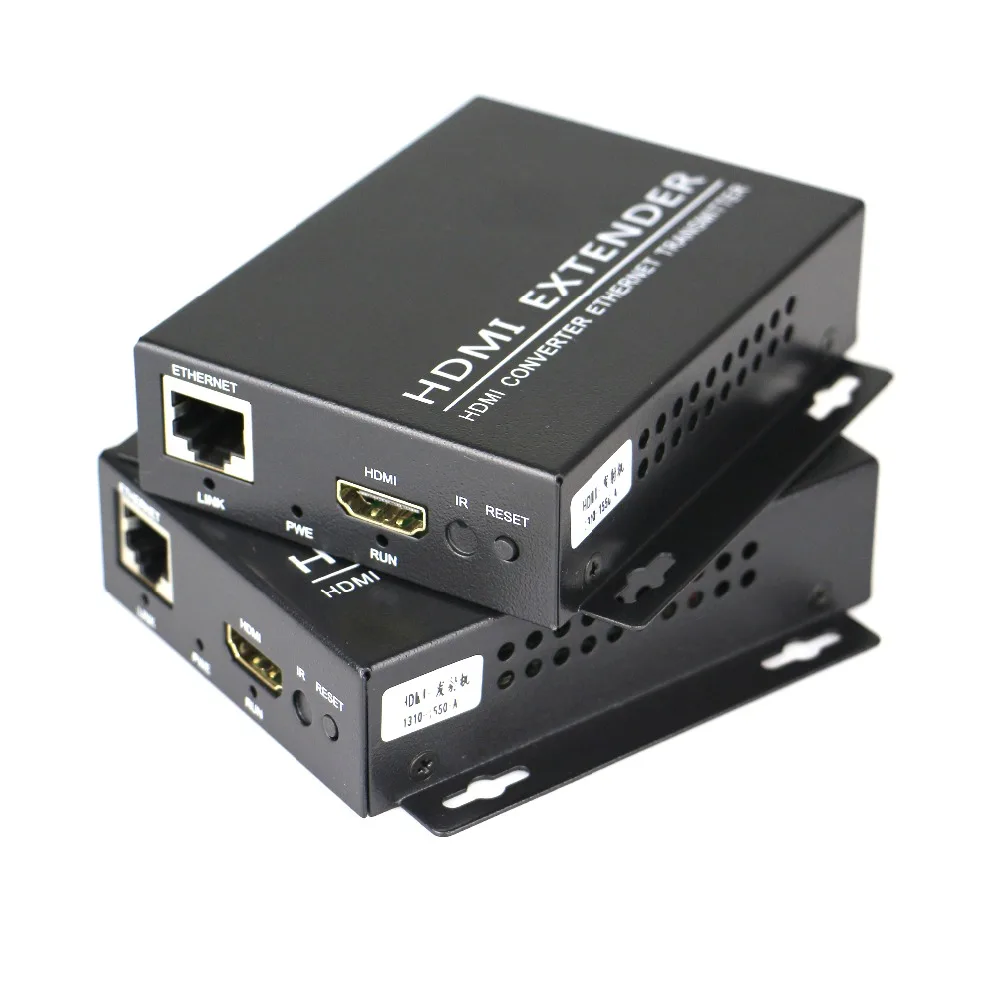  HDMI Extender Transmitter Receiverr Over IP/TCP UTP/STP CAT5e/6 Rj45 LAN Network Support 1080p 120m
