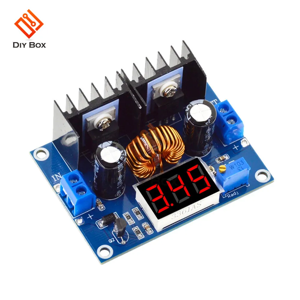 

DC 4-40V 8A XH-M404 Voltage Regulator Module Digital PWM Adjustabl DC-DC Step Down Voltage Regulator DC XL4016E1