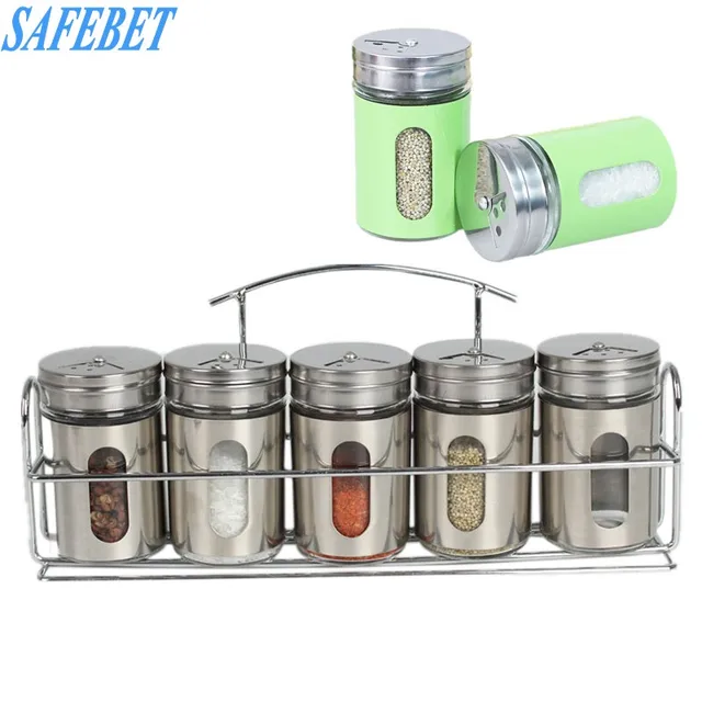 SAFEBET Brand Stainless Steel Spice Storage Jar Bottle Barbecue