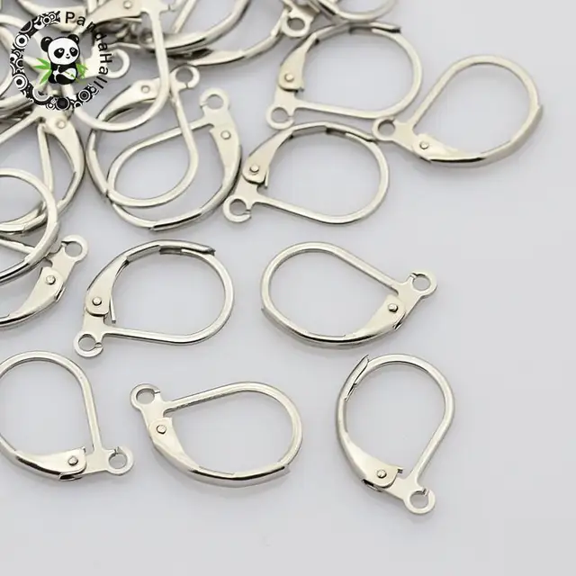 France Earring Hoop 304 Stainless Steel Lever Back Earrings France Earring Hoop 304 Stainless Steel Lever Back Earrings Color