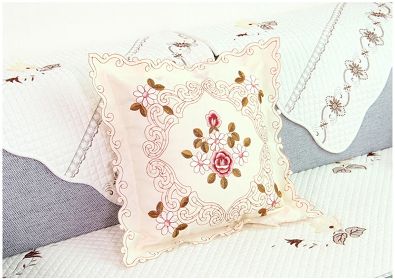  Europe Style Wedding Tablecloth Embroidered Floral Fabric Tableclothes For Rectangular Tables Tea Table Cloth For Table Cover