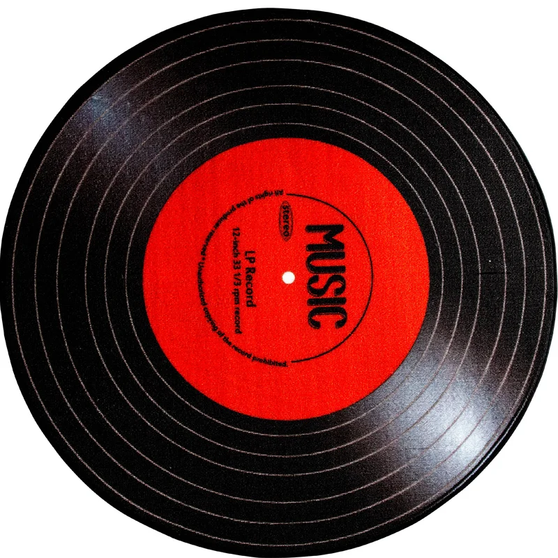 WINLIFE креативные ковры, круглые музыкальные диски, коврики для гостиной/спальни/йоги, Противоскользящие коврики, декоративные напольные ковры