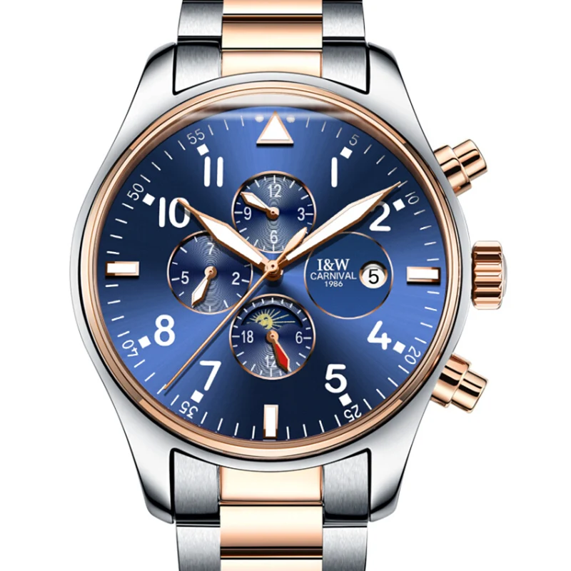 Carnival-Brand-Watch-Men-Phase-Moon-Luminescence-Japan-Miyota-25-Jewels-Automatic-Multi-Function-Mechanical-Watches