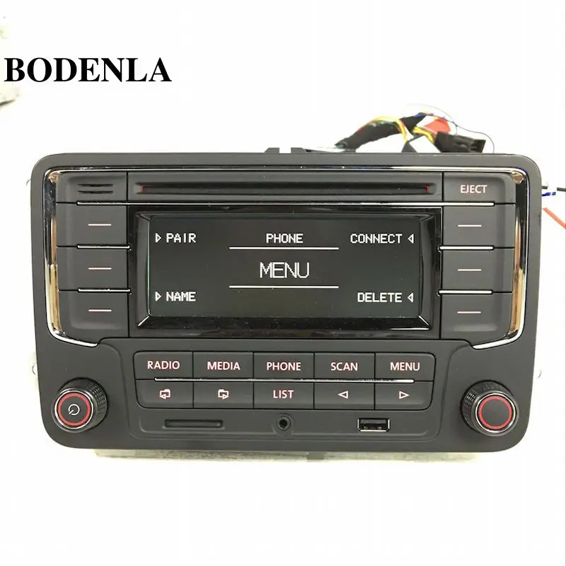 Автомагнитола BODENLA RCN210 стерео проигрыватель с CD MP3 USB SD AUX для VW Passat B6 Golf 5 6 Jetta MK5 MK6