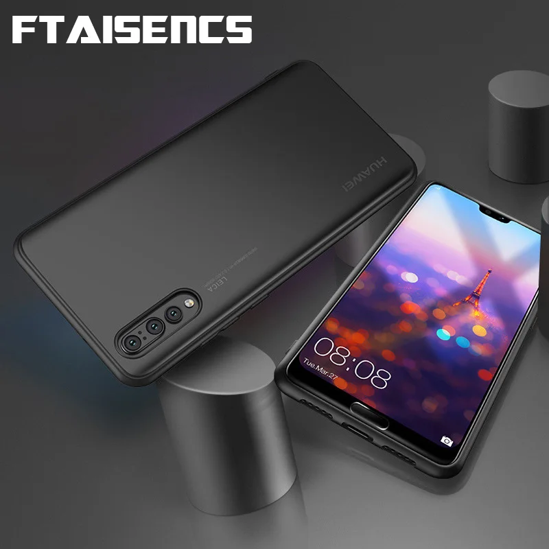 Para Huawei P20 Cubierta De Pl stico Duro De TPU De Absorci n De Choque 