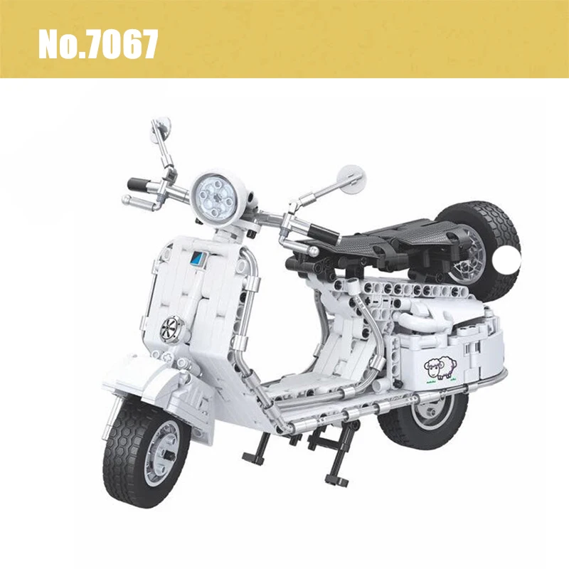 

594pcs Compatible Legoingly Technic Series Pedal Motorcycle Model Building Kits Blocks Bricks Educational Toys For Childern Gift