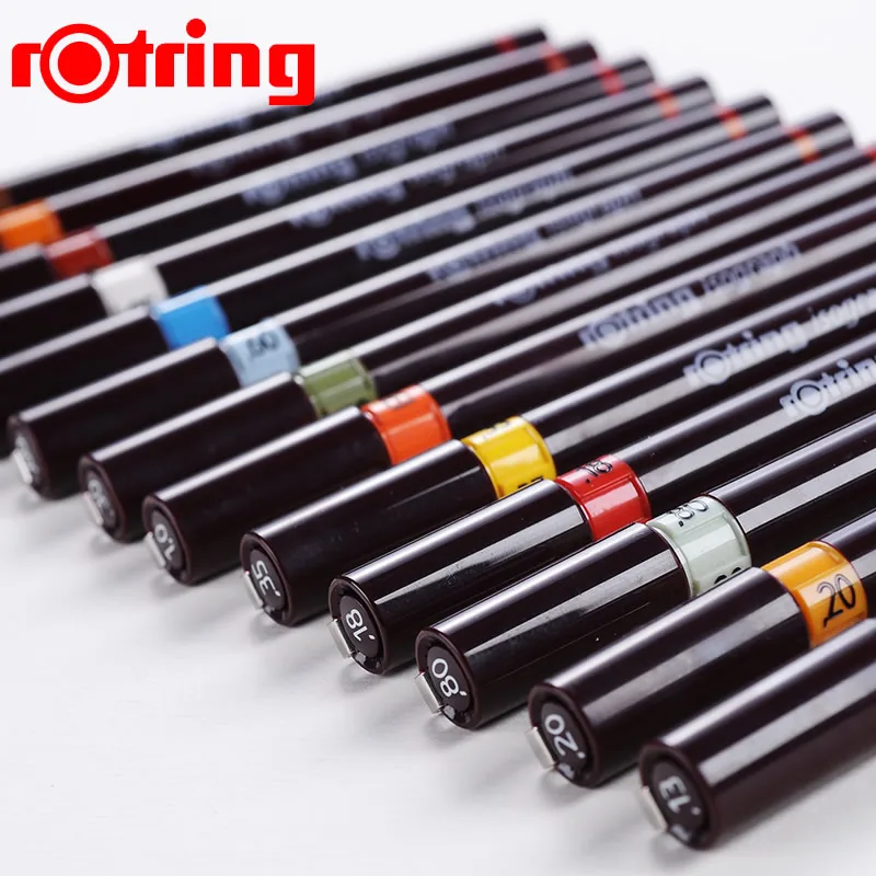 ROtring изограф 0,1 мм-1,0 мм пористые ручки для рисования Ручка иглы крюк линия ручка 1 шт./лот