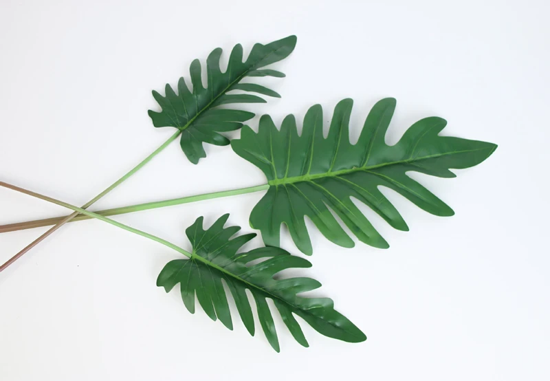 JAROWN Artificial Real Touch Spring Rain Leaf Simulation Plant Wall Plastic Flower DIY Nordic Style Home Decor Wedding Decor (11)
