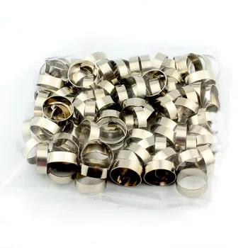 

100pcs Cable TV Connector F Plug Metric Or Inch Fixed Copper Rings, 75-5f Joint Satellite Set-top Box Connector Ring