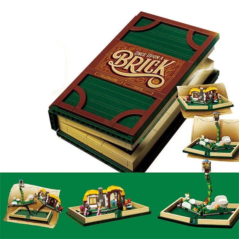 

SY1248 Idea Series Magic Folding Book 3D Building Blocks Bricks Compatible With Legoing 21315 Set Educational Toys Book Blocks