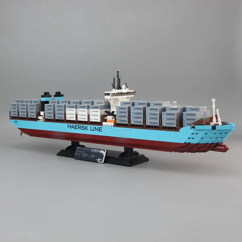 

Lepin 22002 1518Pcs Technic Series The Maersk Cargo Container Ship Set Educational Building Blocks Bricks Model Toys Gift 10241