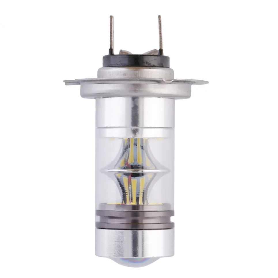 ICOCO 1x HID Белый H7 6000K 100W Светодиодный 20 SMD проектор Противотуманные фары DRL