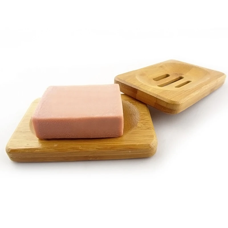 ﻿Buy New Portable Soap Tray Holder Natural Bamboo Wooden Soaps Dish Box