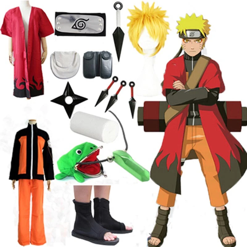 Naruto Shippuden Naruto Uzumaki 2nd Children Cosplay Costume Halloween