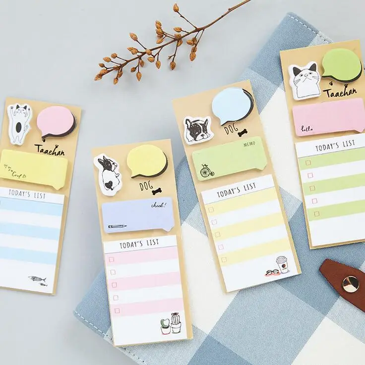 Today's List Cartoon N Times Self-Adhesive Memo Pad Sticky Notes Bookmark School Office Supply Today's List Cartoon N Times Self-Adhesive Memo Pad Sticky Notes Bookmark School Office Supply