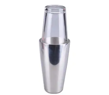 

Kitchen Barware Bar Tools Stainless steel glass Cocktail shake device flask 2pcs/set free shipping