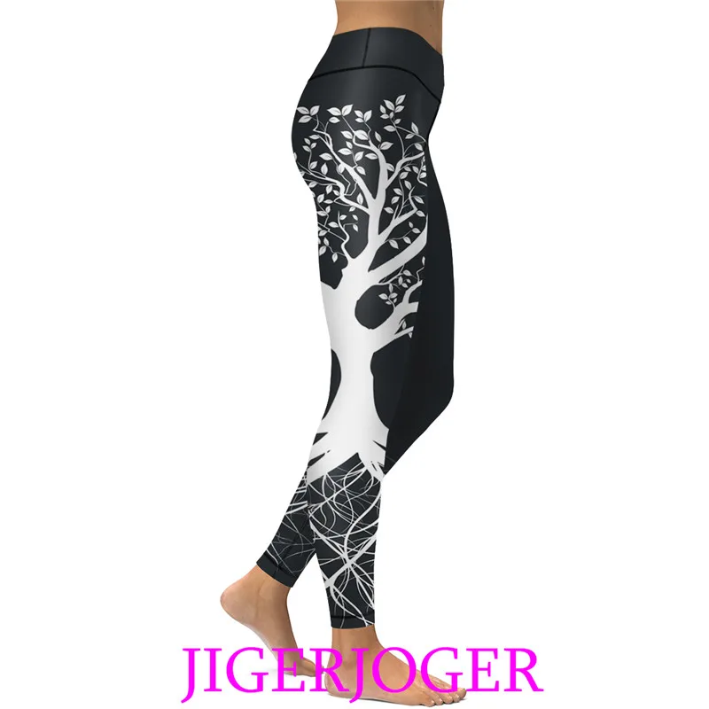 tree of life black yoga legging (2)_