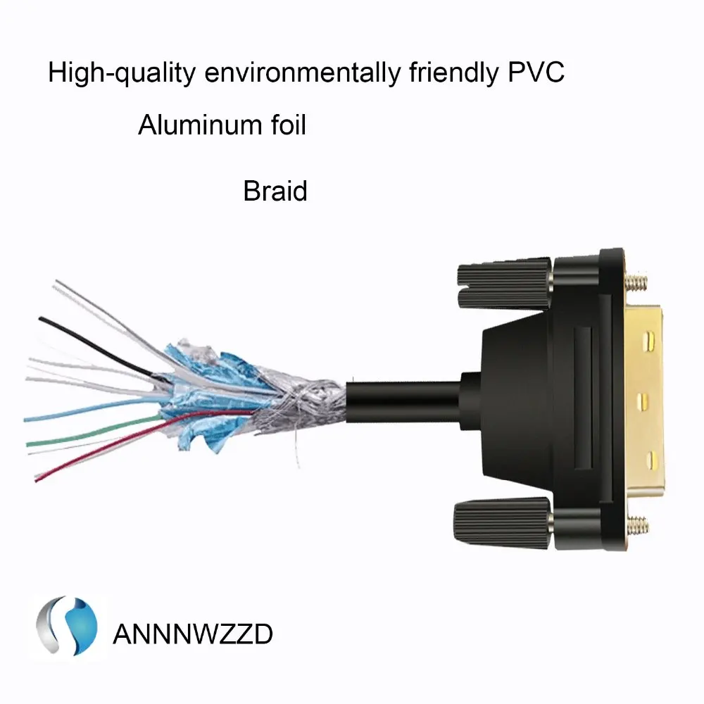 Annwzzd HDMI к DVI-D видео кабель адаптер-Кабель HDMI-DVI 1080p для ЖК-и светодиодный мониторов с высоким разрешением