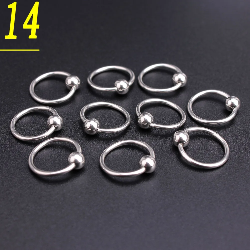 

Wholesale 10pcs Lot Silver Body Piercing Stainless Steel Eyebrow Lip Nose Jewellery Belly Tongue Tragus Labret Bar Rings