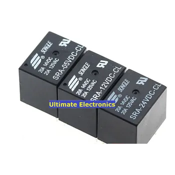 

10PCS 5FEET SRA-05VDC-CL SRA-12VDC-CL SRA-24VDC-CL 5V 12V 24V T74 20A RELAY