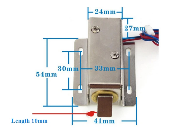 Galo DC12V/24 V маленькие электронные замки ящик Электрический дверной засов