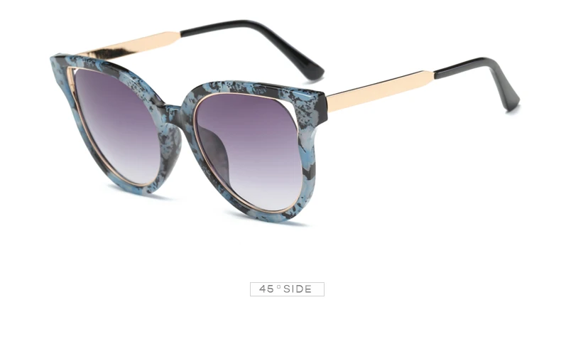 TESIA, солнцезащитные очки с цветочным мраморным узором, женские солнцезащитные очки большого размера, оправа, зеркальная плоская, Ретро стиль, линзы, солнцезащитные очки T1554