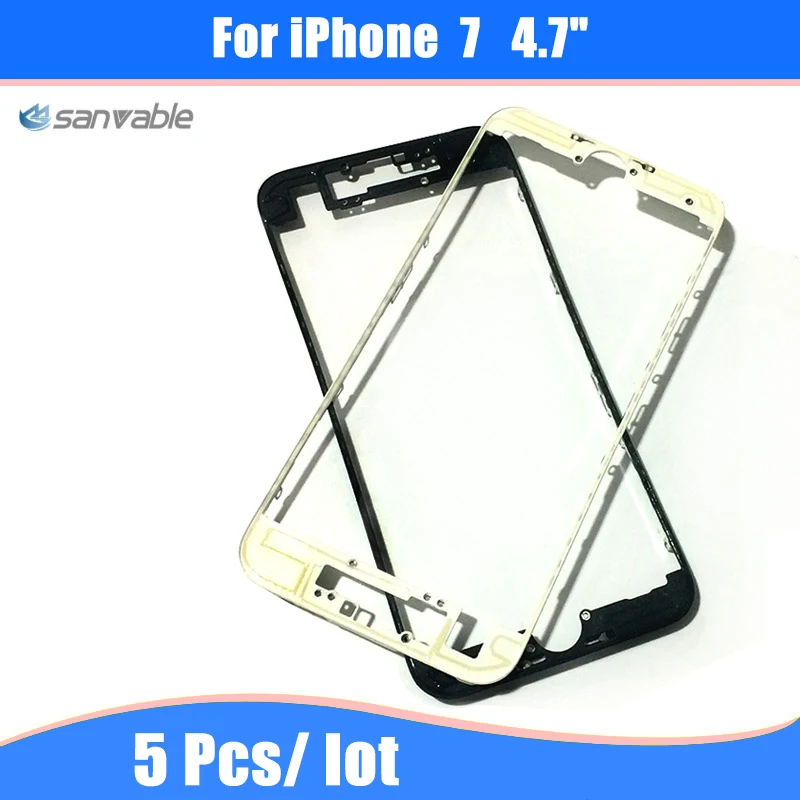 imágenes para Para el iphone 7 4.7 "5 Unids/lote Alta Calidad Holder Pantalla LCD Frame Medio Bisel Vivienda Chasis Parte con Caliente pegamento imágenes para Para el iphone 7 4.7 "5 Unids/lote Alta Calidad Holder Pantalla LCD Frame Medio Bisel Vivienda Chasis Parte con Caliente pegamento