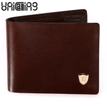 Брендовый мужской кошелек высокого качества модный джентльмен спилок рогатого скота водонепроницаемый устойчивый к царапинам Короткие Кошельки стандартного размера модный