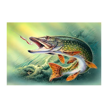 

Full SquareRound Drill 5D DIY Diamond Painting fishing Embroidery Cross Stitch Mosaic Home Decor Gift NMX