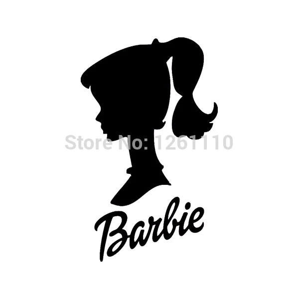 barbie vinyl stickers