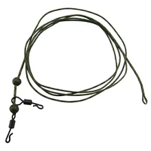 2 рыболовных лески Heli Rig Leadcore-leadcore leaders с превосходными свойствами против запутывания-зеленый/коричневый/черный для ловли карпа