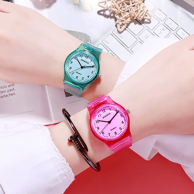 

Fashion Silicone Wrist watches for kids children watch kid Casual Pure Color watch children Gift For Girls JBRL relogio infantil