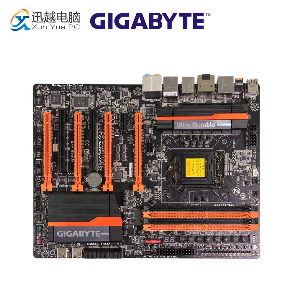 

Gigabyte GA-Z87X-OC Desktop Motherboard Z87X-OC Z87 LGA 1150 i3 i5 i7 DDR3 32G SATA3 E-ATX