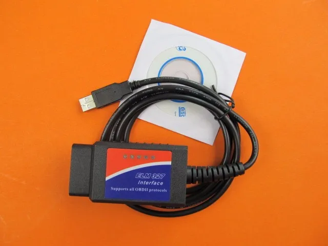 Высокое качество usb elm327 v 1,5 из Китая obd ii может-шины автомобильные OBD2 сканирования интерфейсный кабель obd2 elm 327 usb сканер