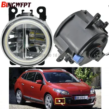 

2x Super Bright LED Fog Light + Angel Eye For Renault Megane 3 2008-2015 For Renault SCENIC 2 2003-2015