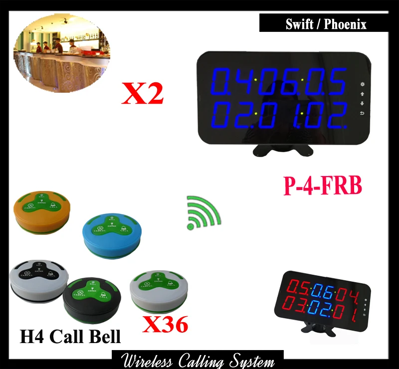 433mhz Wireless Call Bell System Wireless Waiter Call System Waiter