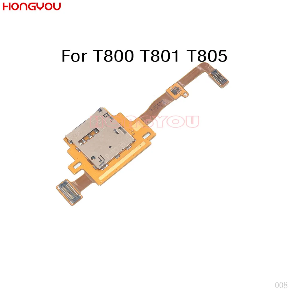 Держатель для считывателя sim карт разъем лотка гибкий кабель Samsung Galaxy Tab S 10 5 &quotT800
