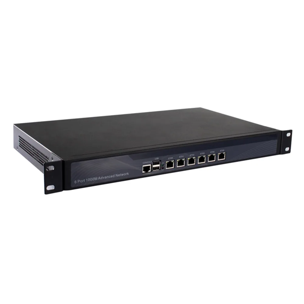 Partaker R4 ROS Шкаф тип D525 D510 6 LAN брандмауэр маршрутизатор 4 Гб ram 64 Гб SSD