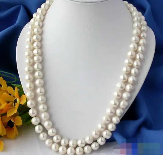 

song voge gem nanJ0850 ROUND WHITE FRESHWATER CULTURED PEARL NECKLACE
