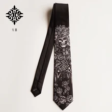 Галстук бабочка с принтом галстук мужской и женский литературный черно-белый розовый крест Корейская версия повседневной британской прилива gravatas