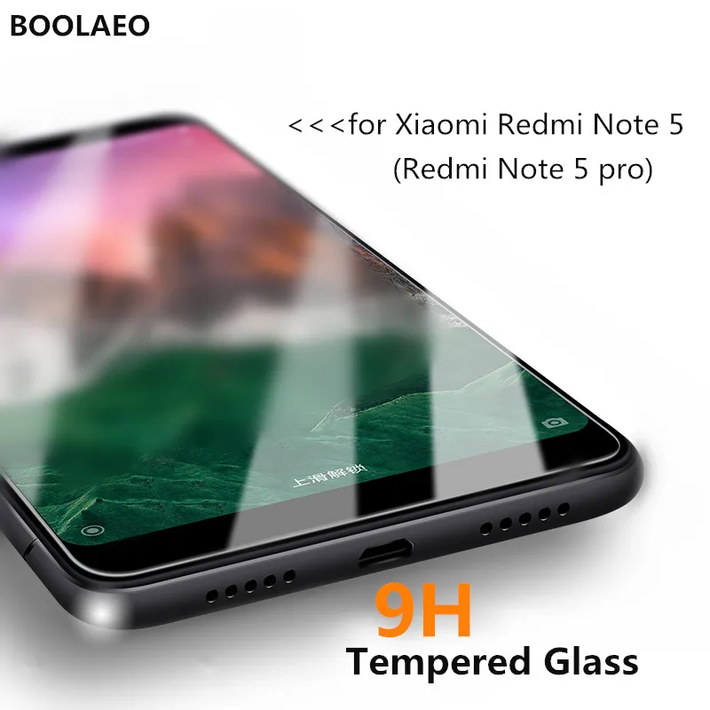 

9H 2.5D Tempered Glass for Xiaomi Redmi Note 5 Screen Protector Protective Glass on for Xiaomi Redmi Note 5 pro Phone Glass Film